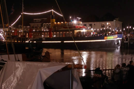 de pakjesboot van Sinterklaas